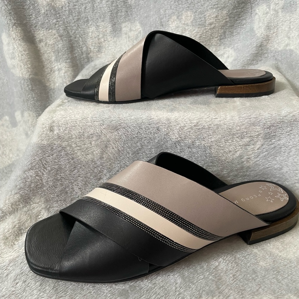 Pedro Miralles flat leather sandals - Picture 3 of 4